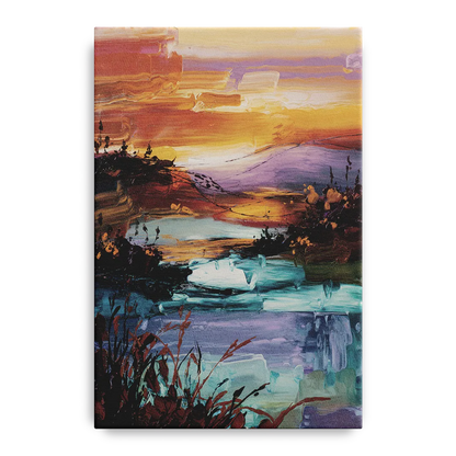 Ashland Evening Glow Front - Canvas Wall Art