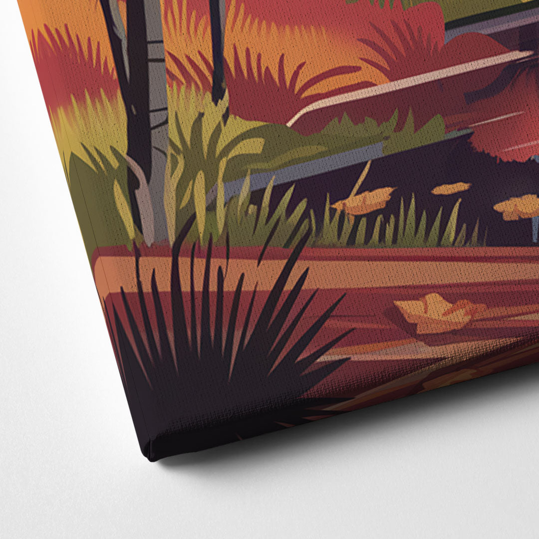 Ashland Fall Foliage Canvas Close Up