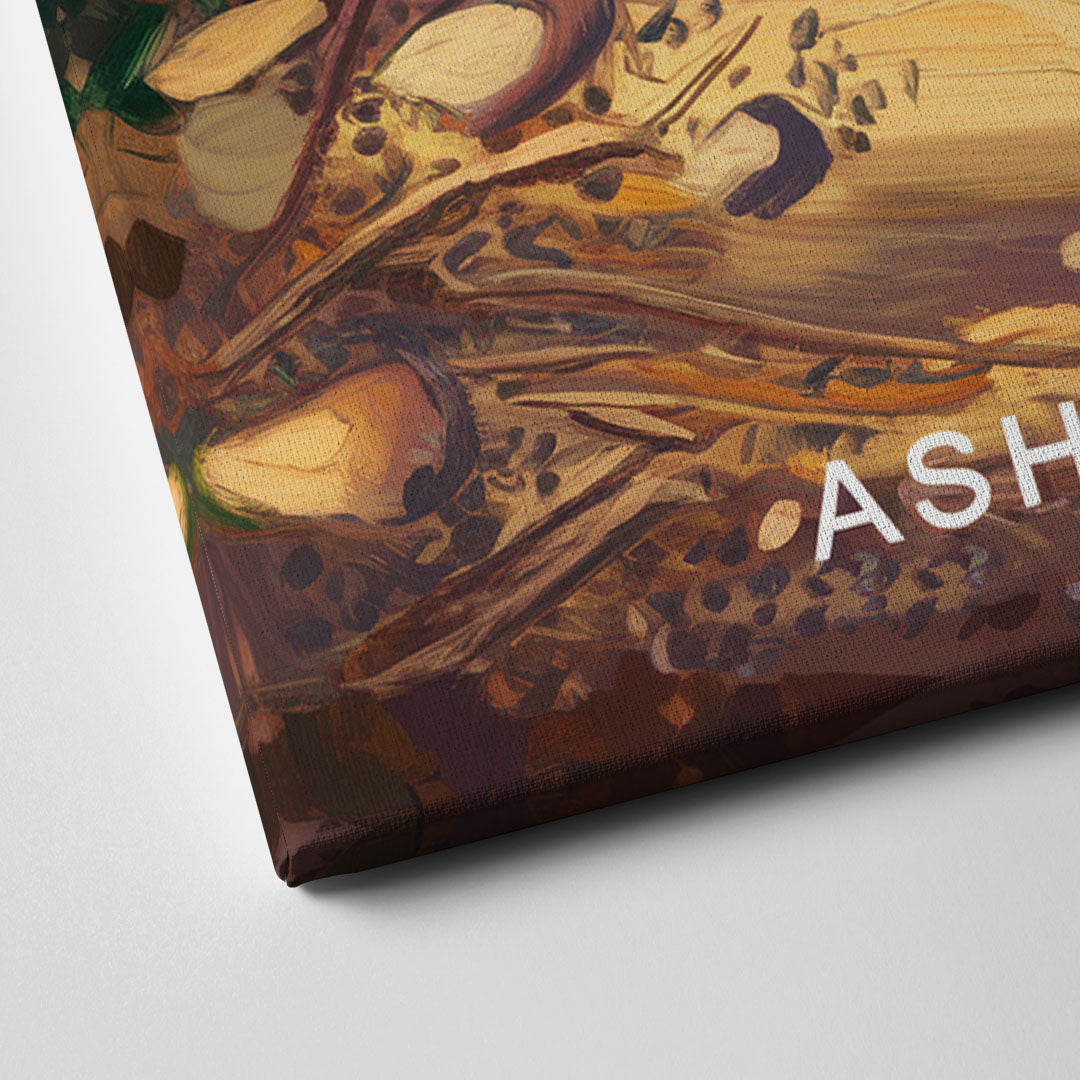 Ashland Hiking Paths Canvas Close Up