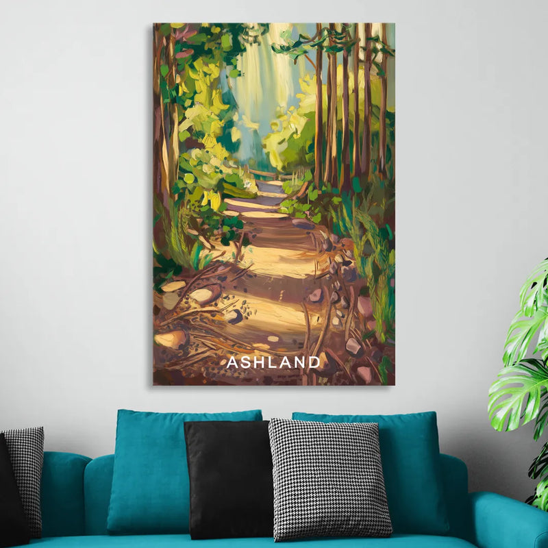 Ashland Hiking Paths Sitting Room - Canvas Wall Art