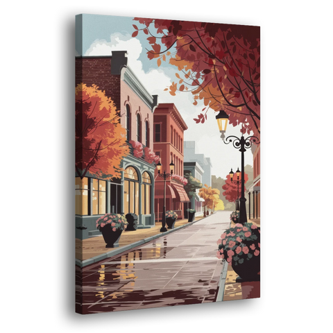 Ashland Historic Downtown - Canvas Wall Art - Side