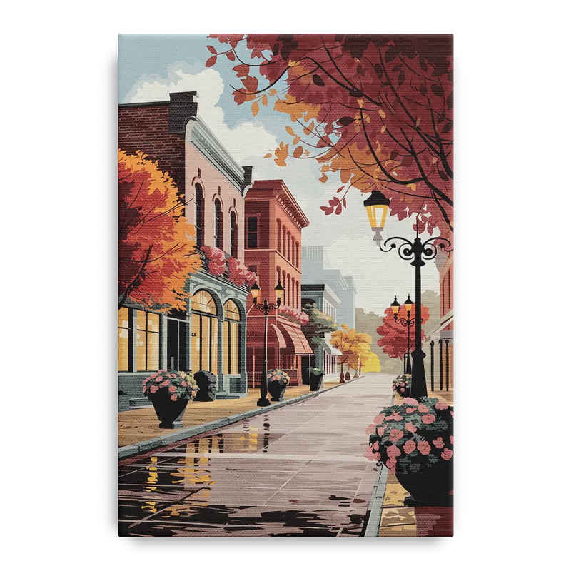 Ashland Historic Downtown Front - Canvas Wall Art
