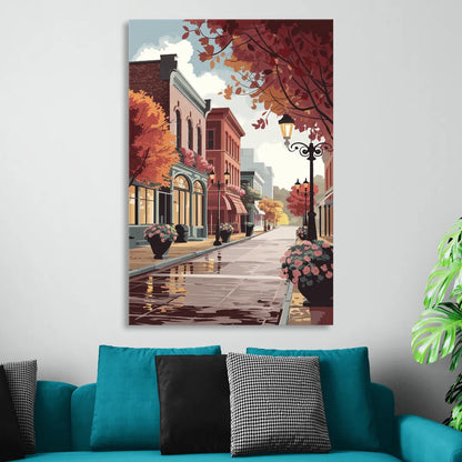 Ashland Historic Downtown Living Room - Canvas Wall Art