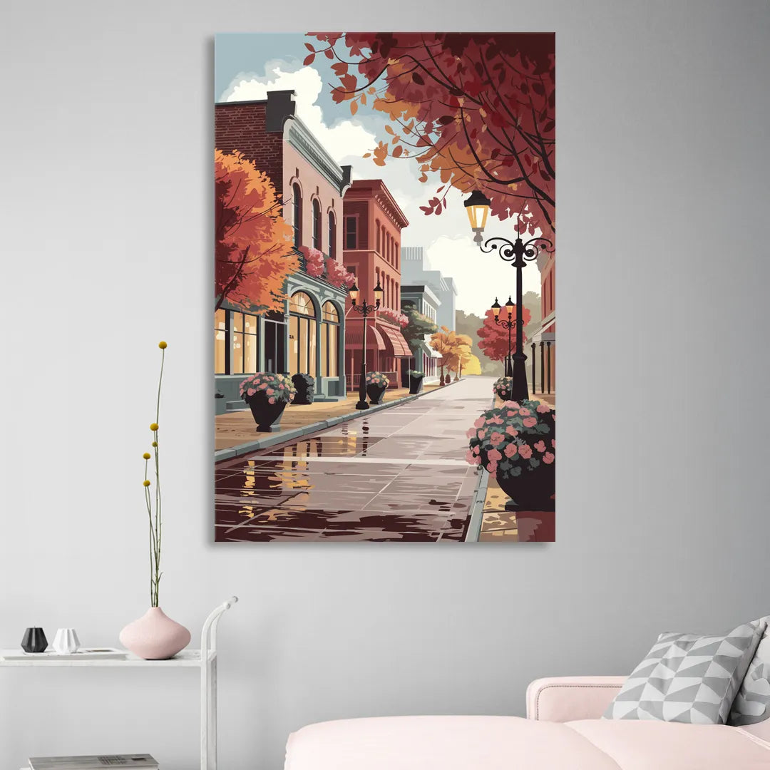 Ashland Historic Downtown Sitting Room - Canvas Wall Art