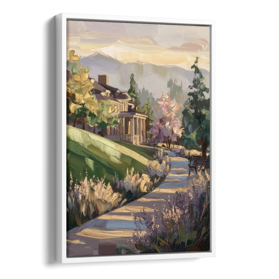 Ashland Historic Landmarks Side - White Canvas Wall Art