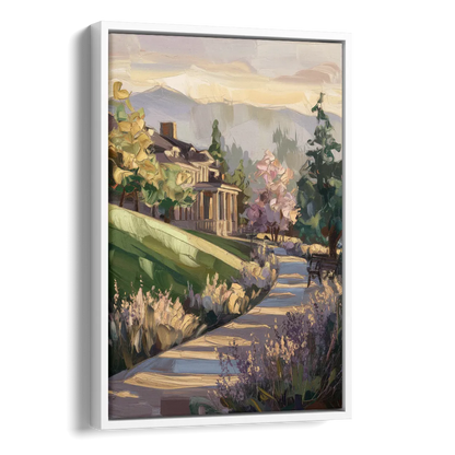 Ashland Historic Landmarks Side - White Canvas Wall Art