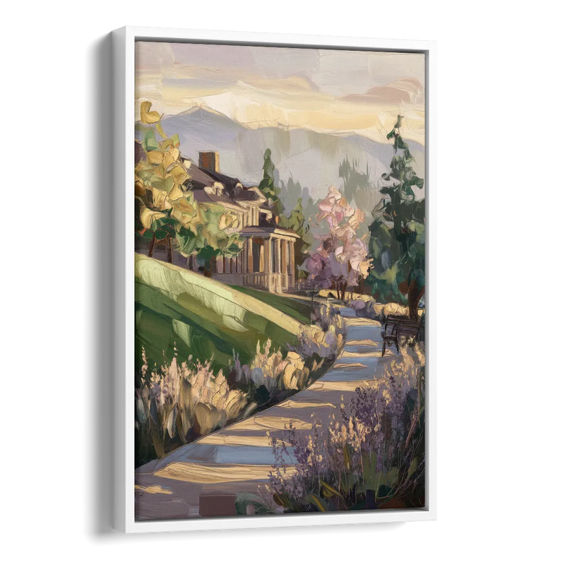 Ashland Historic Landmarks Side - White Canvas Wall Art