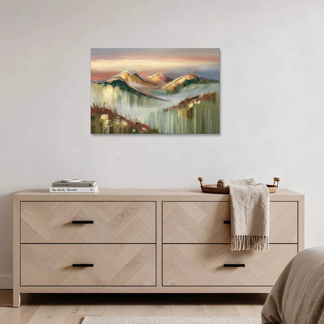 Ashland Mountain View - Canvas Wall Art - Coffee Table - 36x24