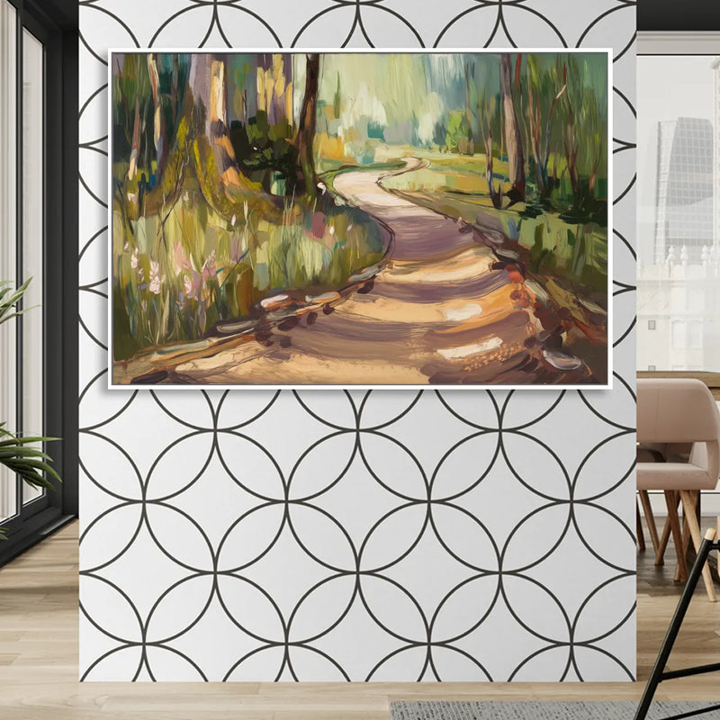 Ashland Scenic Trails Sitting Room - White Canvas Wall Art