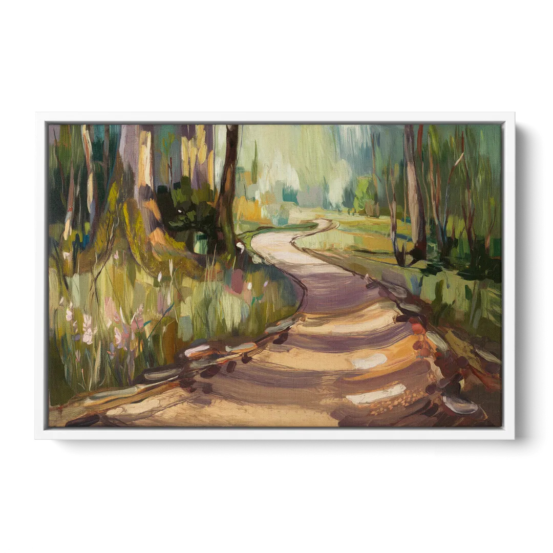 Ashland Scenic Trails Front - White Canvas Wall Art