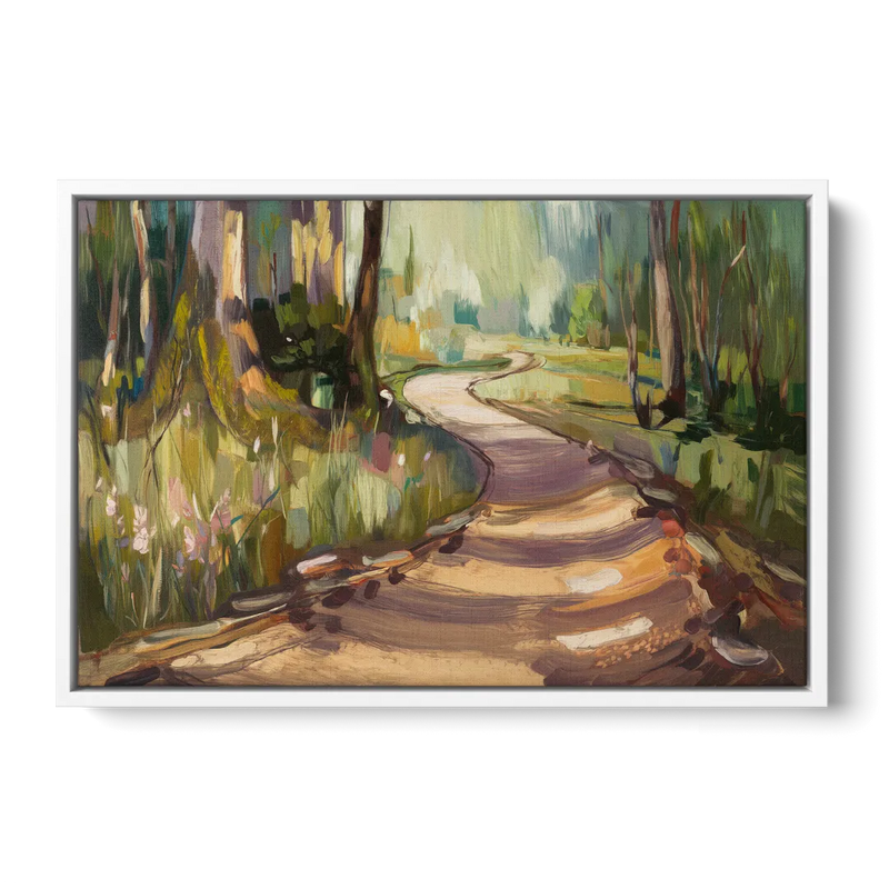 Ashland Scenic Trails Front - White Canvas Wall Art