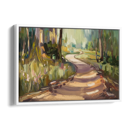 Ashland Scenic Trails Side - White Canvas Wall Art
