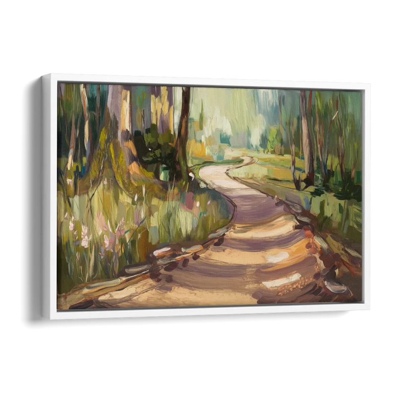 Ashland Scenic Trails Side - White Canvas Wall Art