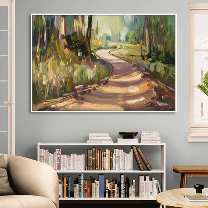 Ashland Scenic Trails Living Room - White Canvas Wall Art