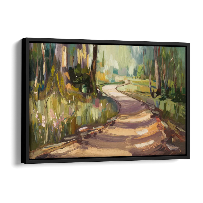 Ashland Scenic Trails Side - Black Canvas Wall Art