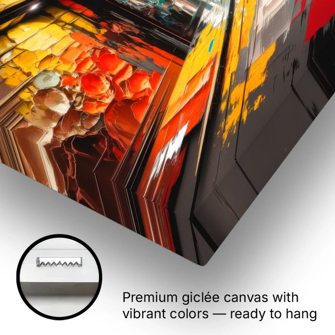 Ashland Street Art Vibes - Canvas Wall Art - Gallery Wrap Corner