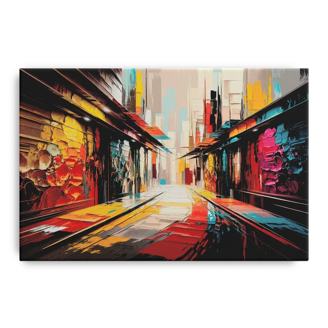 Ashland Street Art Vibes Front - Canvas Wall Art