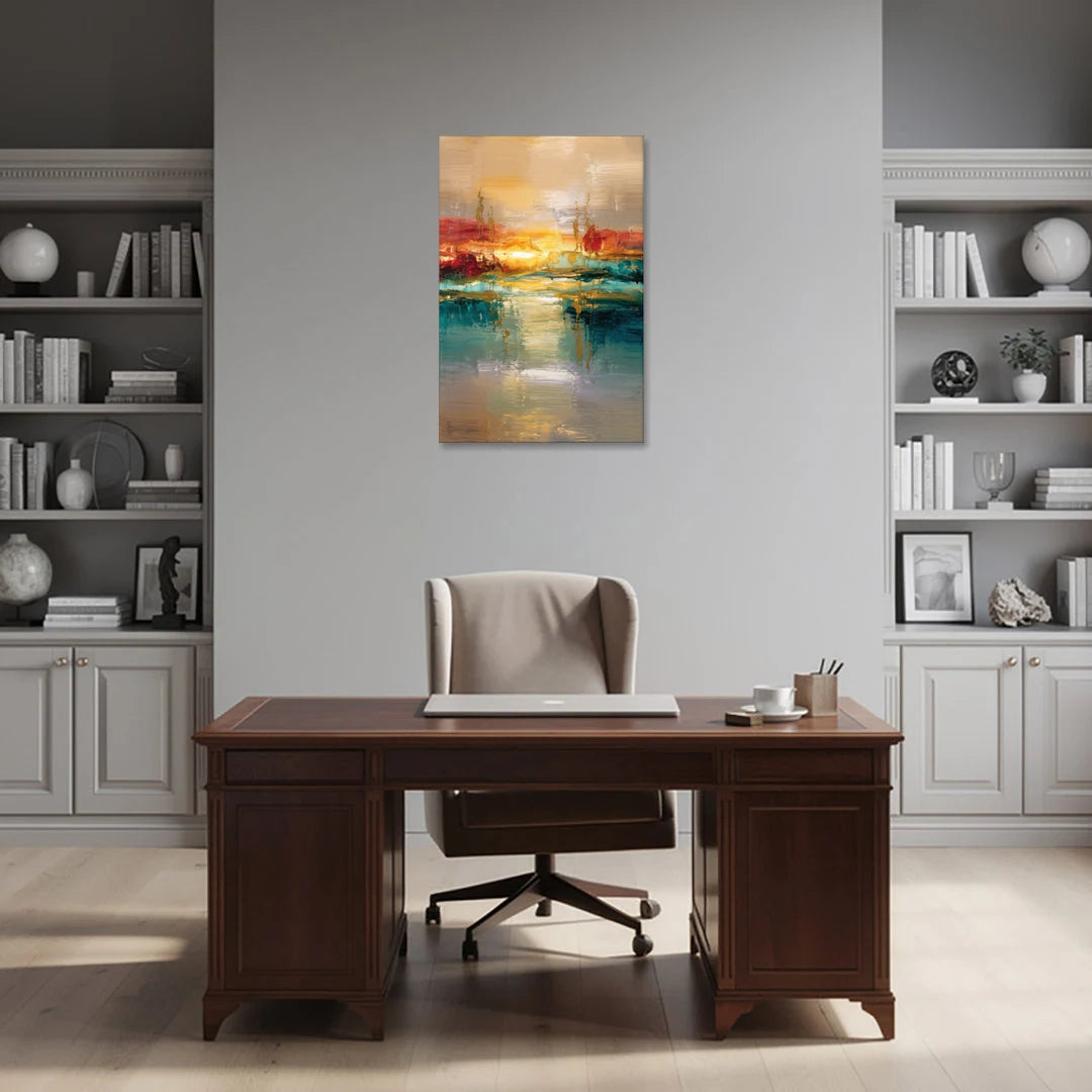 Ashland Sunset Horizon - Canvas Wall Art - Office - 24x36