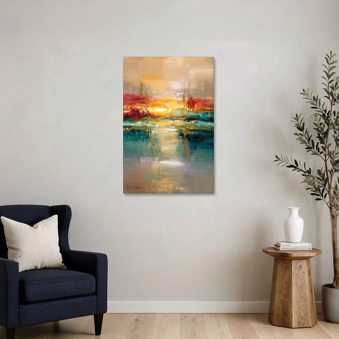 Ashland Sunset Horizon - Canvas Wall Art - Sofa - 24x36