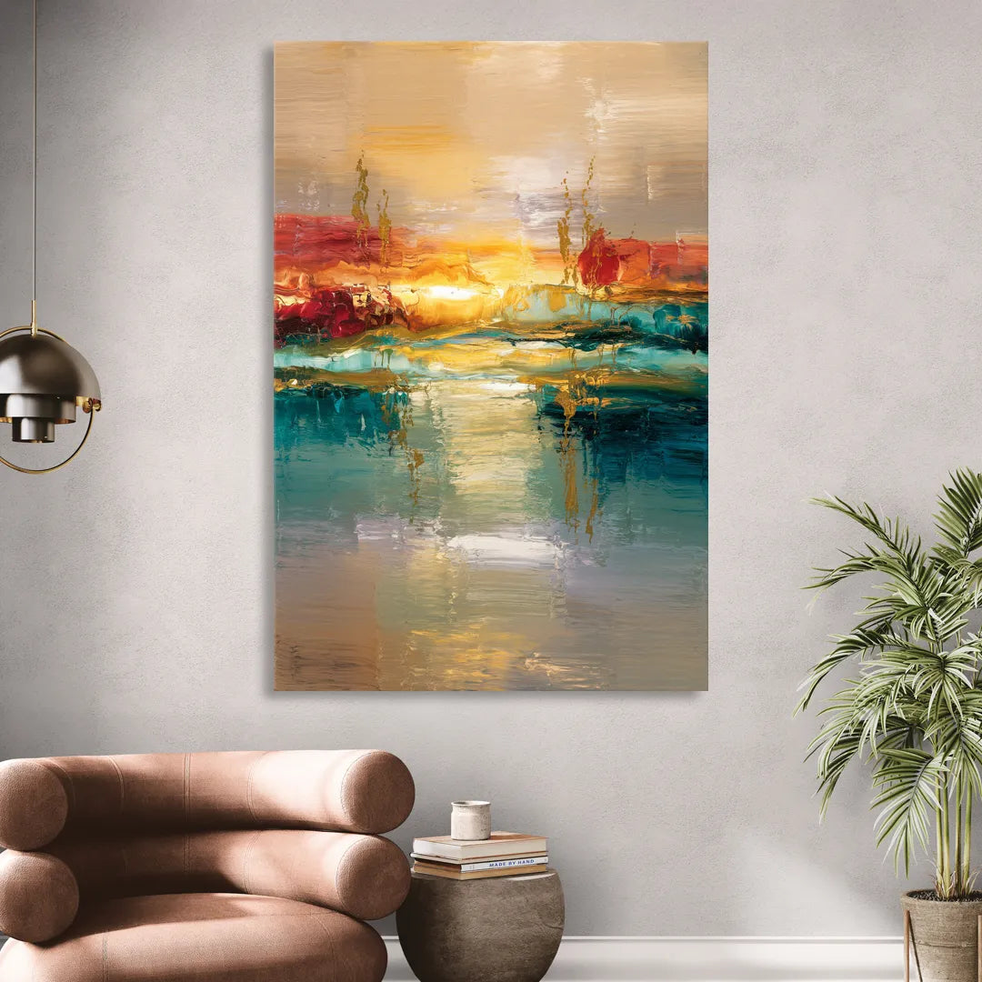 Ashland Sunset Horizon Living Room - Canvas Wall Art