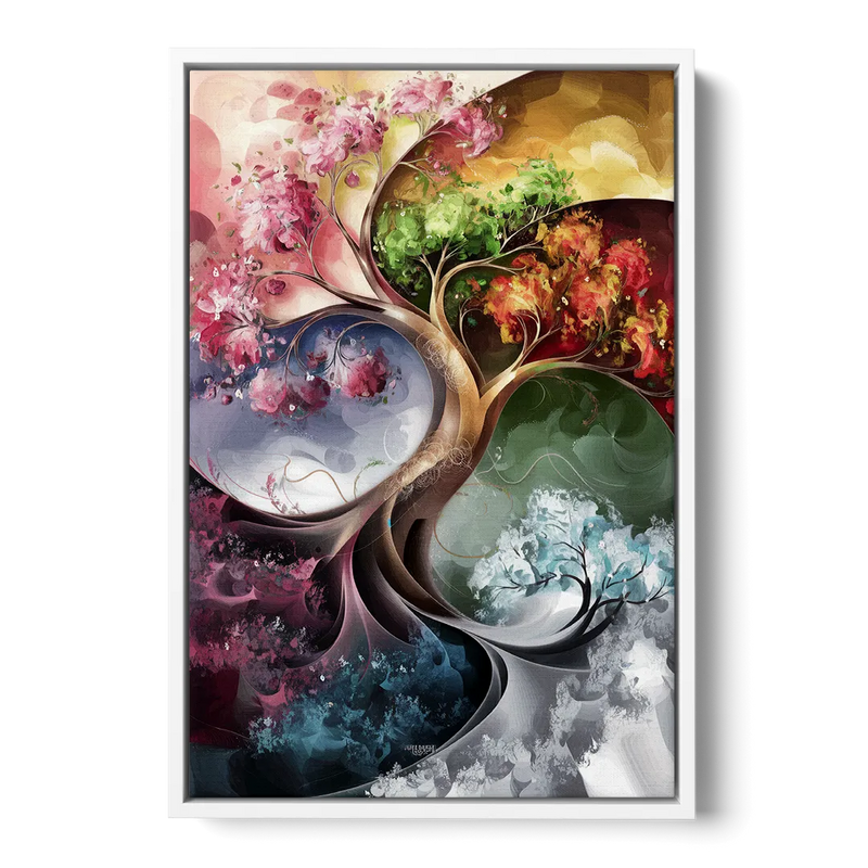 Ashland Vibrant Seasons Front - White Canvas Wall Art