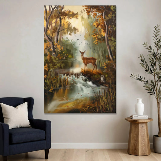 Ashland Wildlife Sanctuary - Canvas Wall Art - Sofa - 40x60