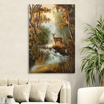 Ashland Wildlife Sanctuary Sitting Room - Canvas Wall Art