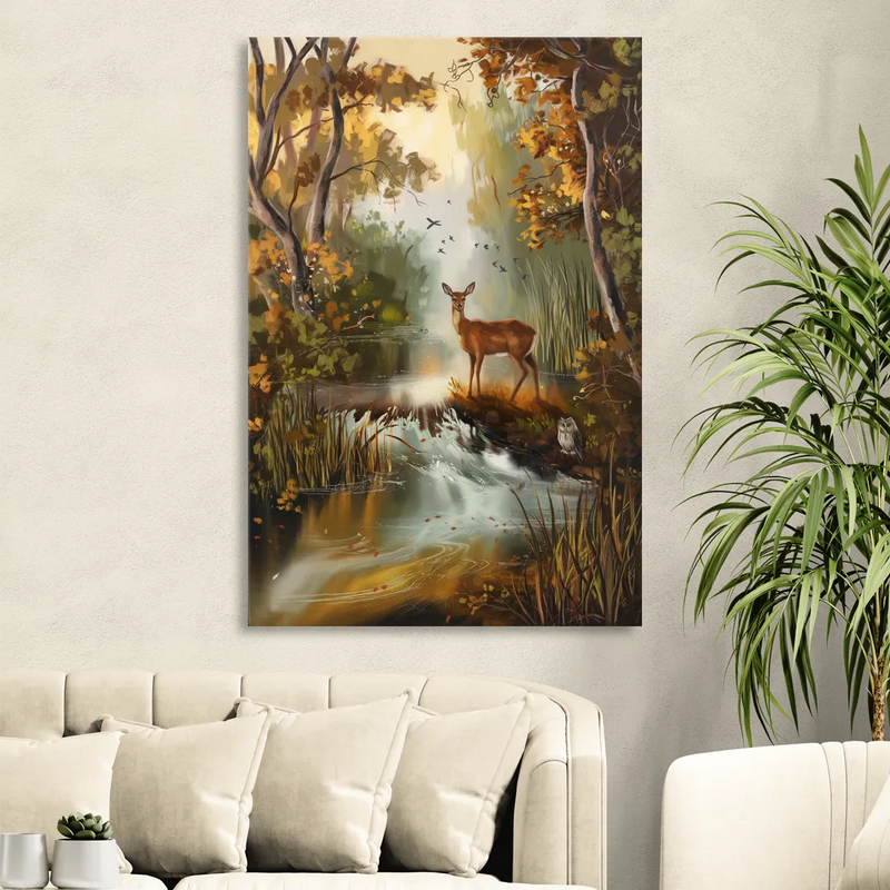 Ashland Wildlife Sanctuary Sitting Room - Canvas Wall Art