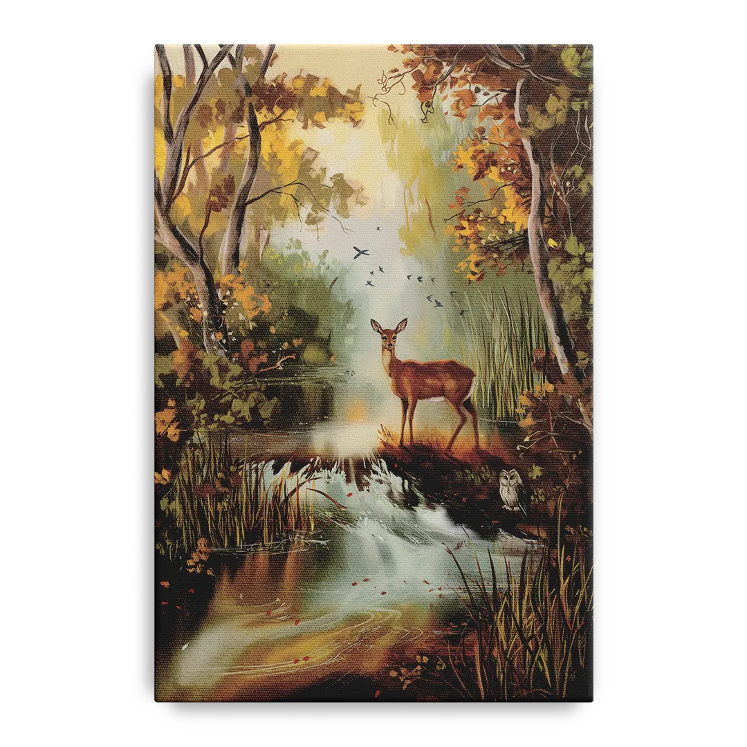 Ashland Wildlife Sanctuary Front - Canvas Wall Art