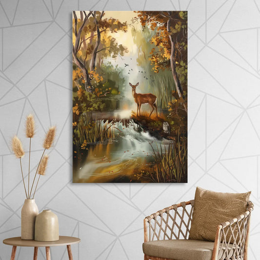 Ashland Wildlife Sanctuary Living Room - Canvas Wall Art