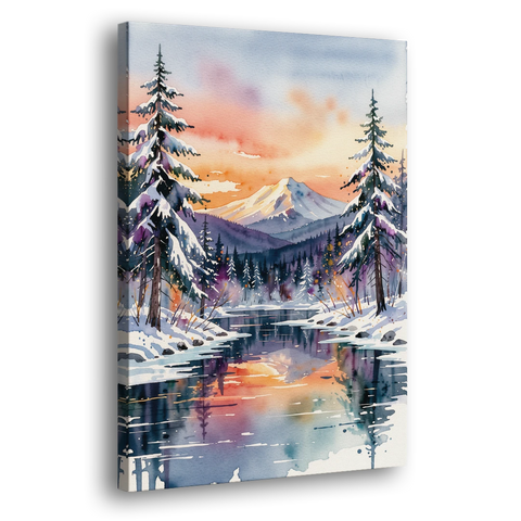 Ashland Winter Wonderland - Canvas Wall Art - Side