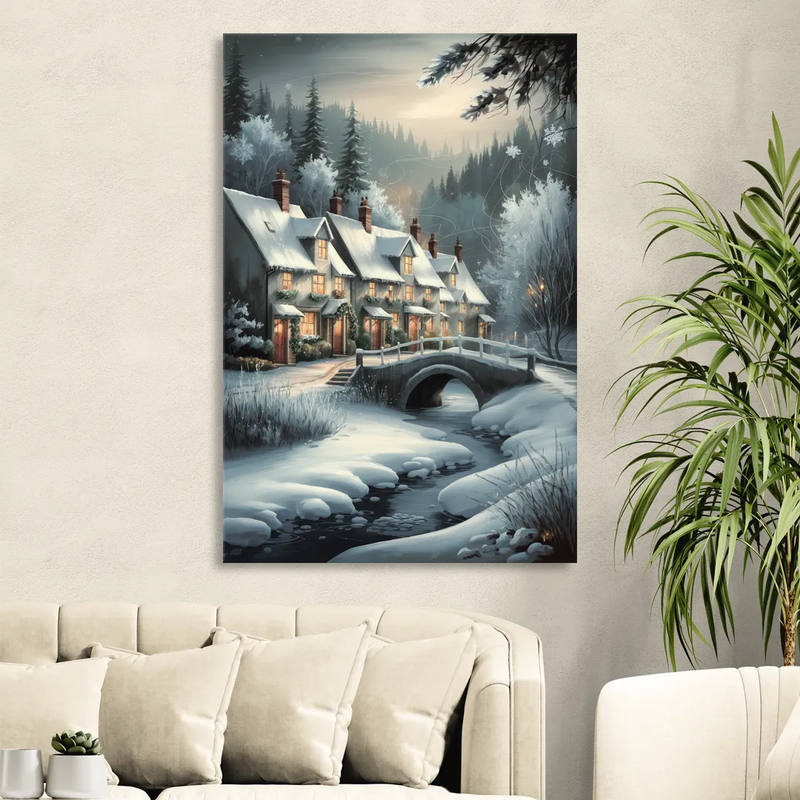 Ashland Winter Wonderland Living Room - Canvas Wall Art