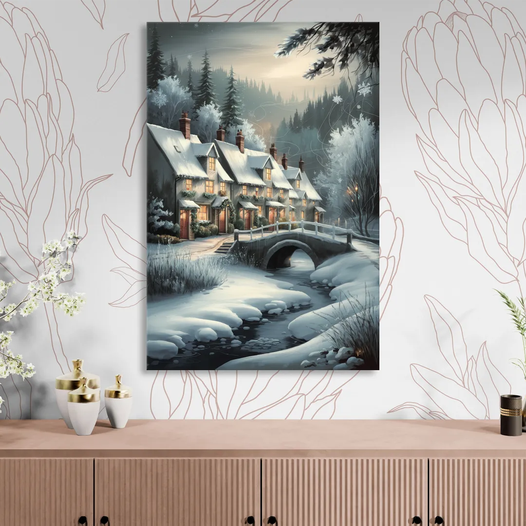 Ashland Winter Wonderland Sitting Room - Canvas Wall Art