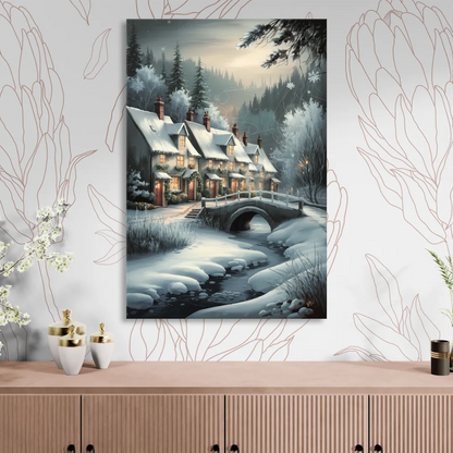 Ashland Winter Wonderland Sitting Room - Canvas Wall Art