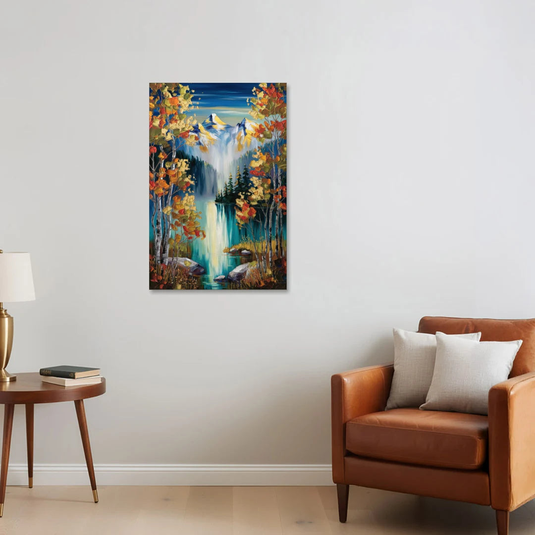 Aspen Alpine Serenity - Canvas Wall Art - Sofa - 24x36