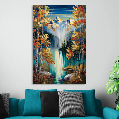 Aspen Alpine Serenity Sitting Room - Canvas Wall Art