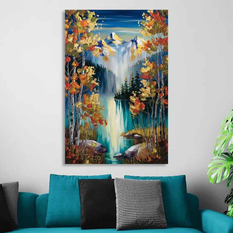 Aspen Alpine Serenity Sitting Room - Canvas Wall Art