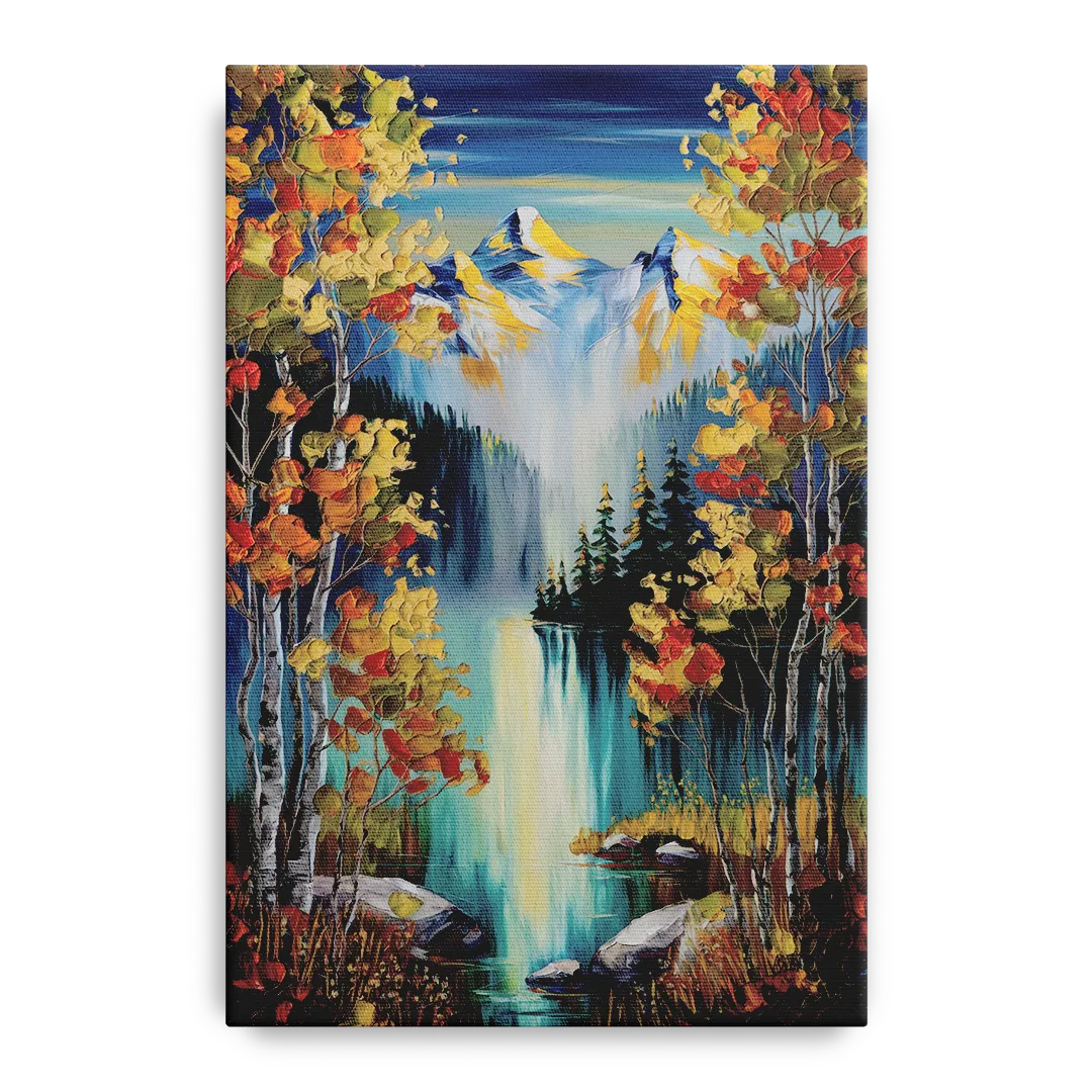 Aspen Alpine Serenity Front - Canvas Wall Art