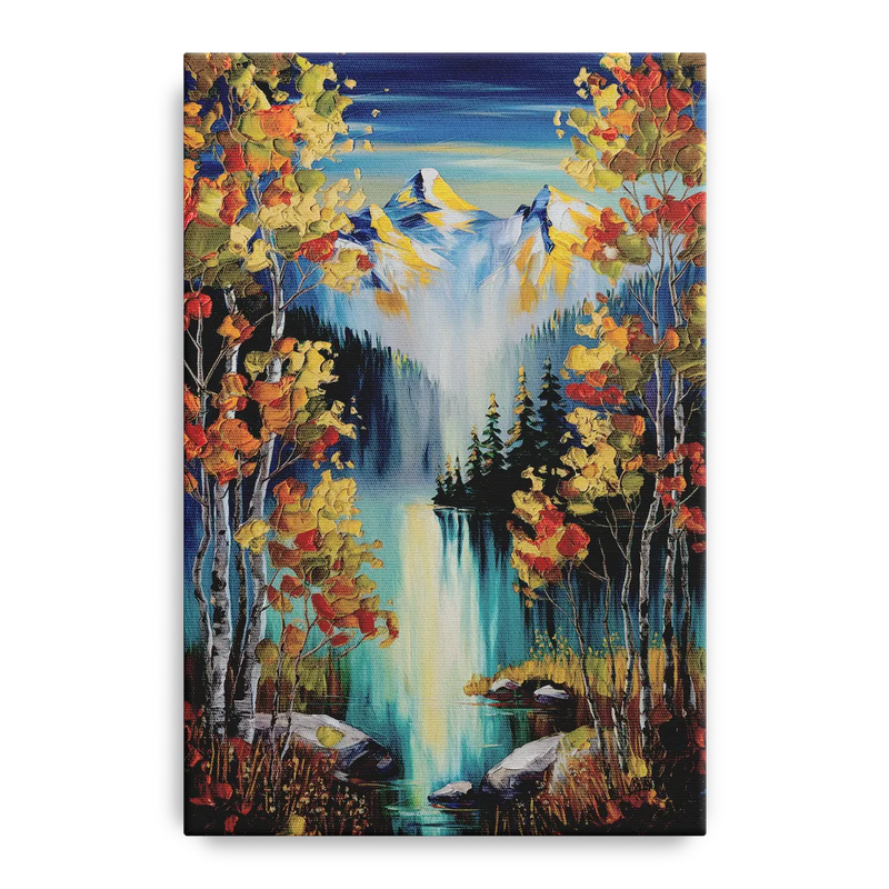 Aspen Alpine Serenity Front - Canvas Wall Art