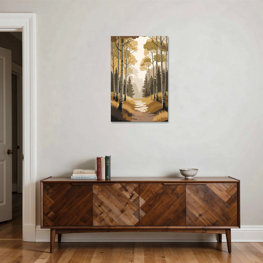 Aspen Dreamy Forest - Canvas Wall Art - Coffee Table - 24x36