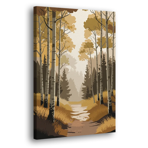 Aspen Dreamy Forest - Canvas Wall Art