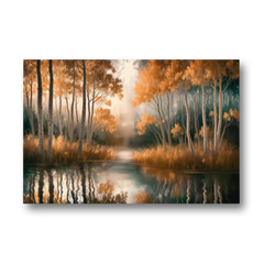 Aspen Forest Reflections - Canvas Wall Art - Front