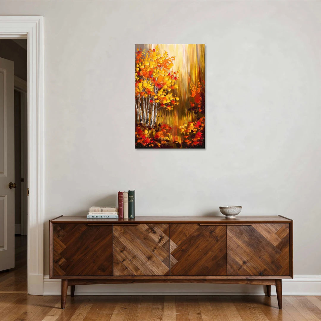 Aspen Forest in Autumn - Canvas Wall Art - Coffee Table - 24x36