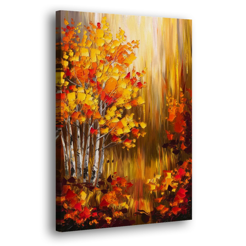 Aspen Forest in Autumn - Canvas Wall Art