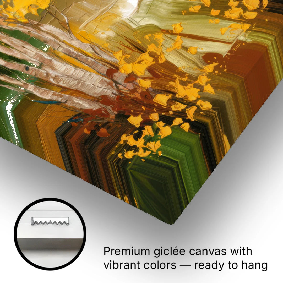 Aspen Golden Trees - Canvas Wall Art - Gallery Wrap Corner