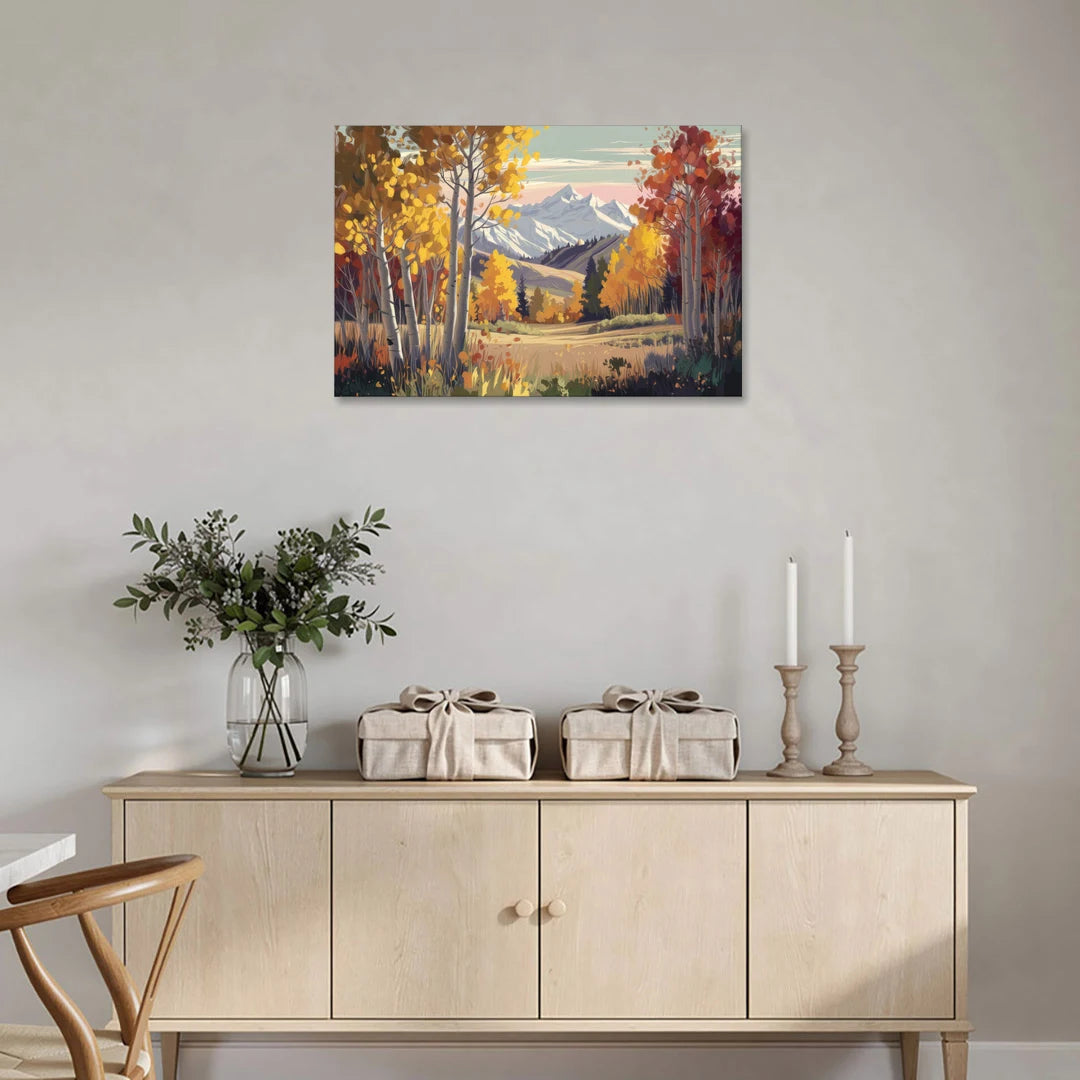 Aspen Majestic Landscape - Canvas Wall Art - Coffee Table - 36x24