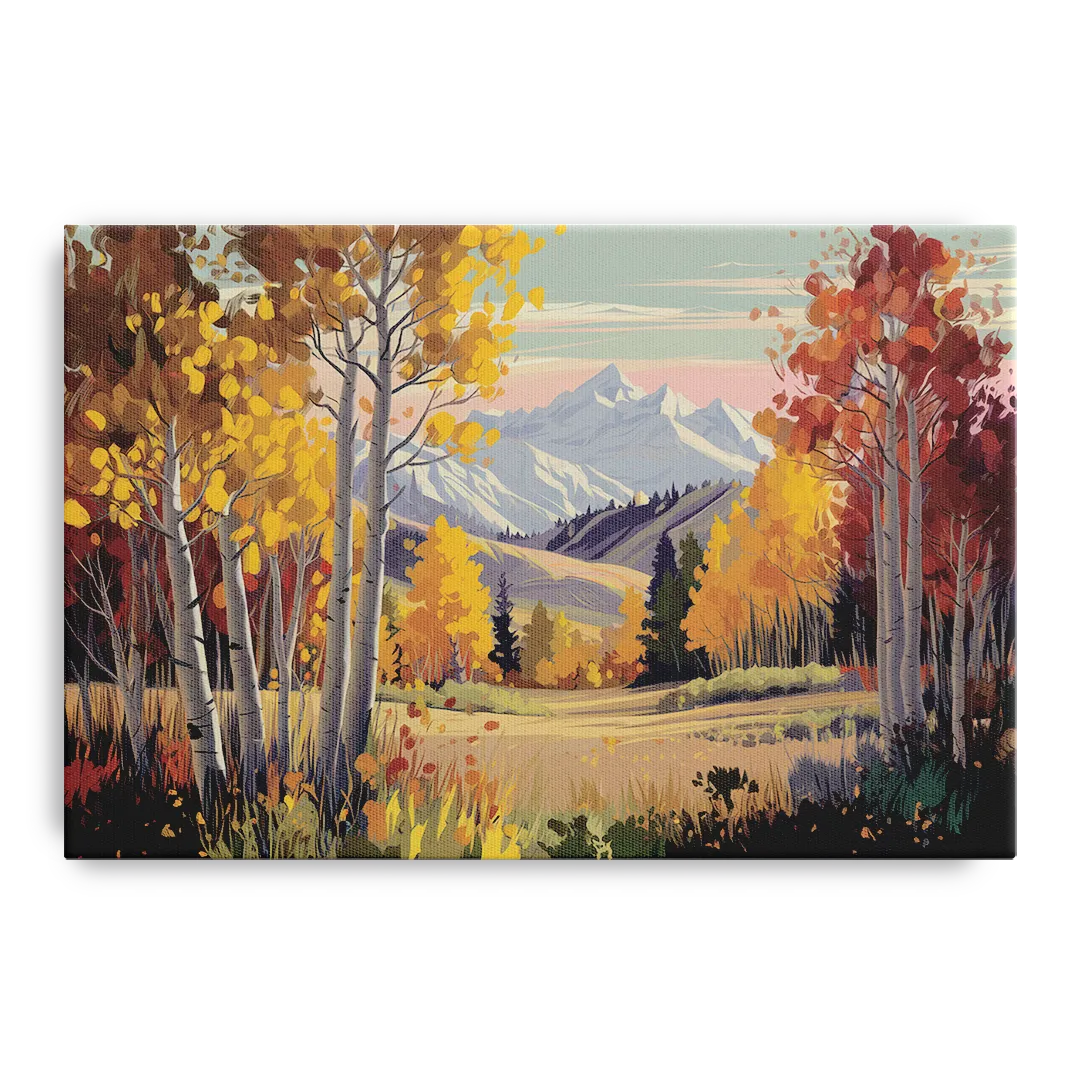 Aspen Majestic Landscape Front - Canvas Wall Art