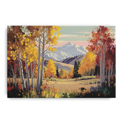 Aspen Majestic Landscape Front - Canvas Wall Art