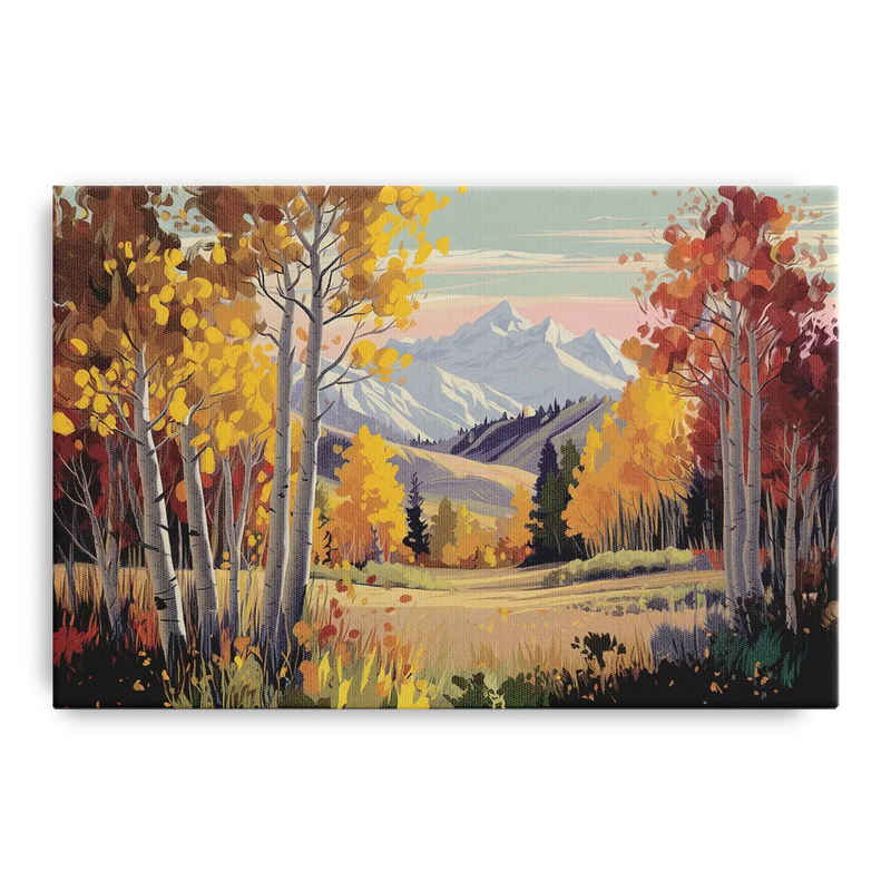 Aspen Majestic Landscape Front - Canvas Wall Art