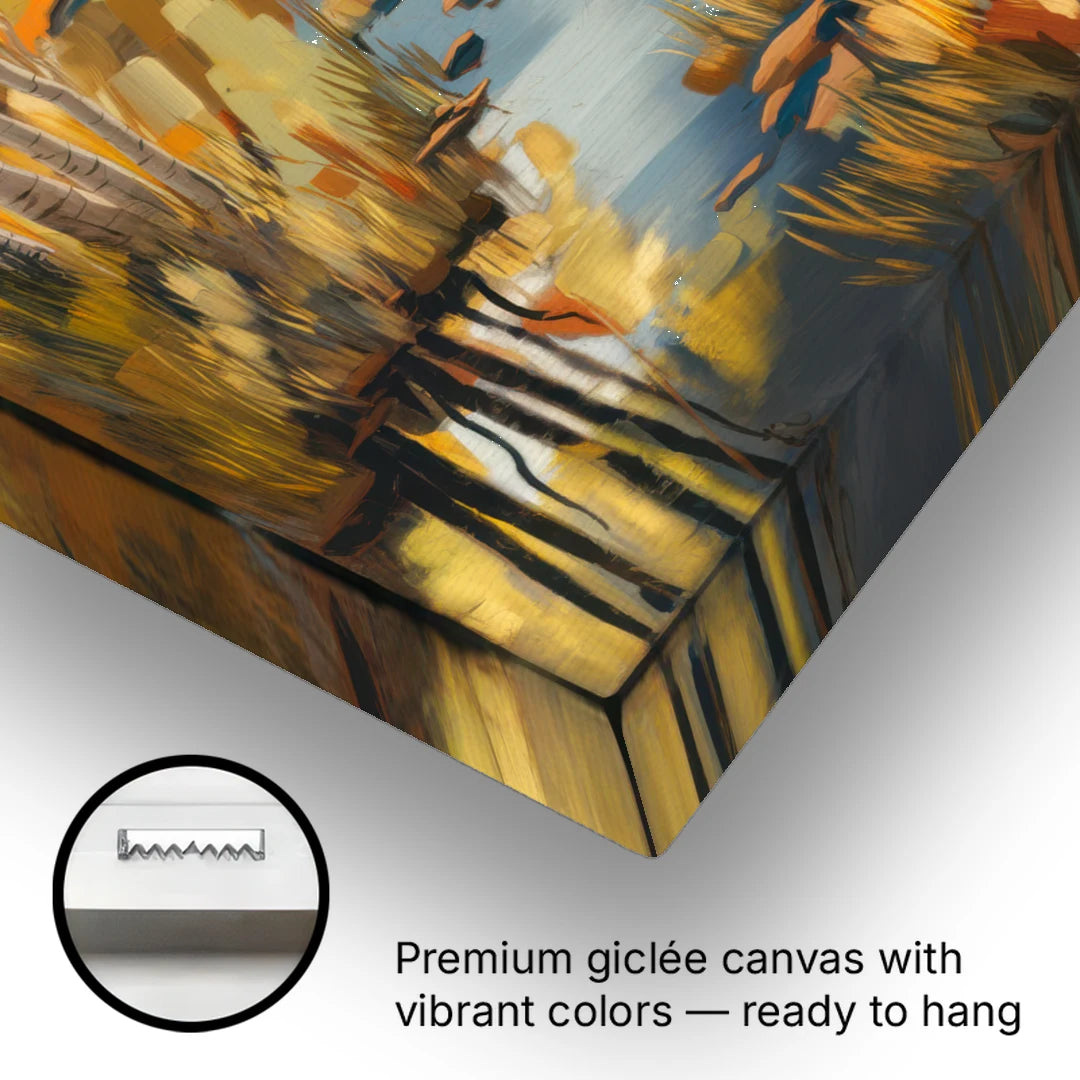 Aspen Nature Escape - Canvas Wall Art - Gallery Wrap Corner